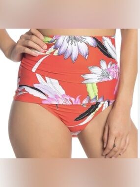 Trina Turk Shangri La Convertible Skirted High Waist Bikini Bottoms
Sz 6
NWT